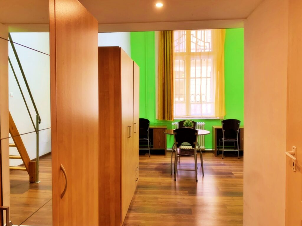 Image of a contemporary flat’s living area.