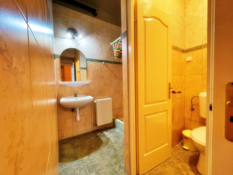 Contemporary bathroom with modern design.