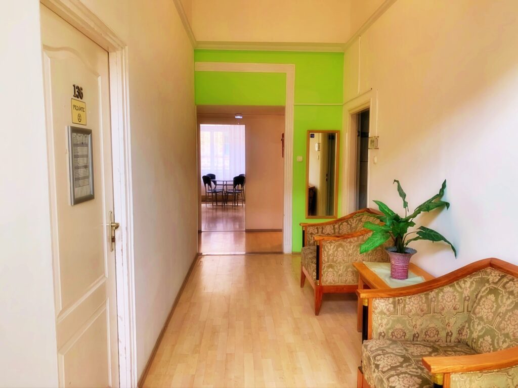 Living space interior with contemporary design.