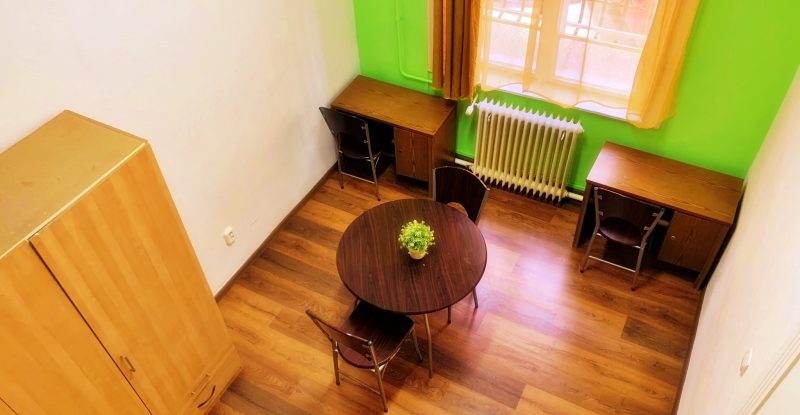 Living space interior with contemporary design.