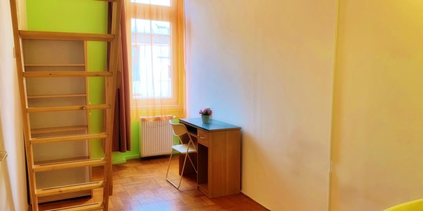 Stylish bedroom with contemporary furnishings.